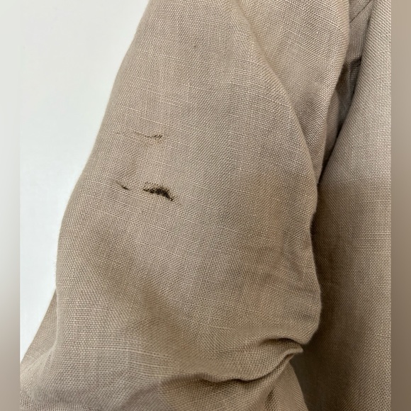 Zara Linen Blazer - scrunched arms - Picture 3 of 3